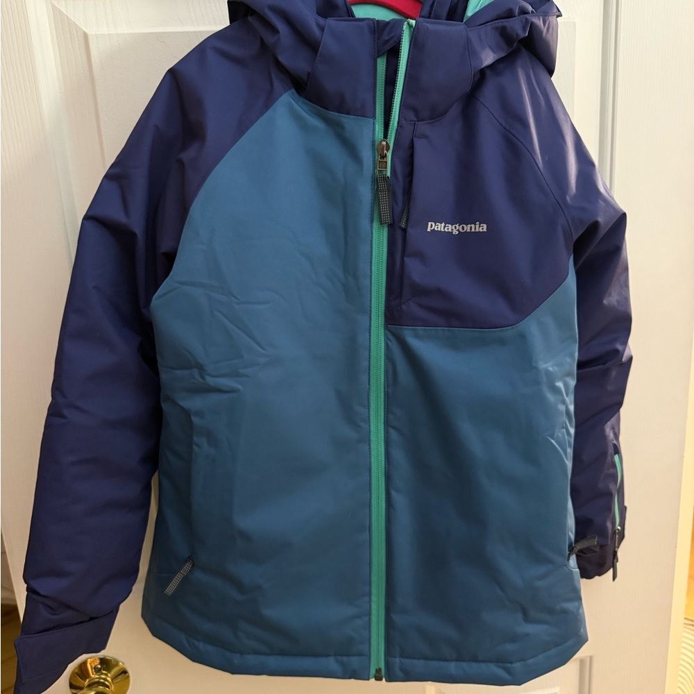 Patagonia Girls Snowbelle Jacket Size M (10) Like New - Picture 4 of 7